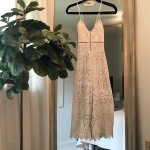 Missguided White Jumpsuit